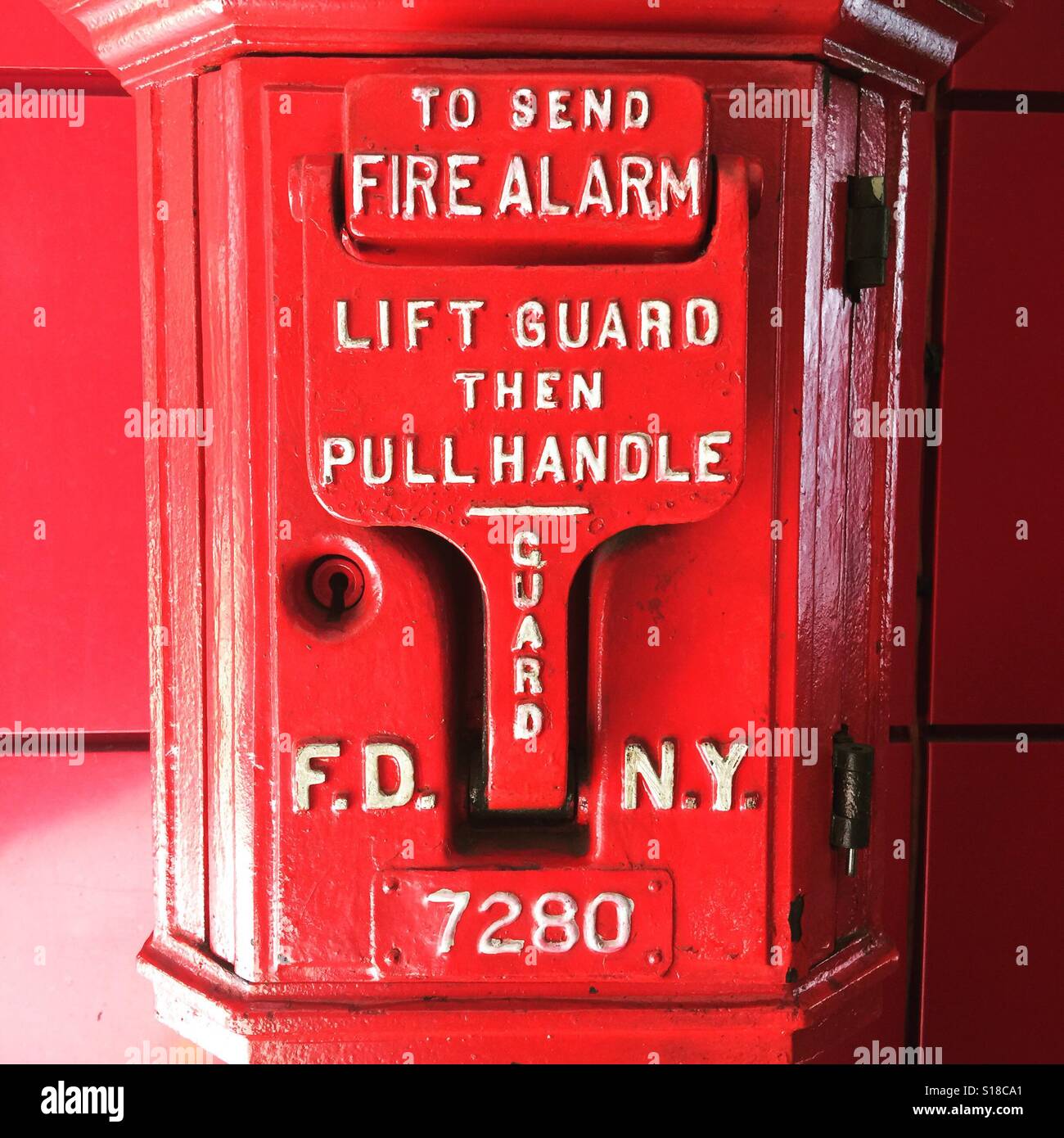 New York City fire alarm box Stock Photo Alamy