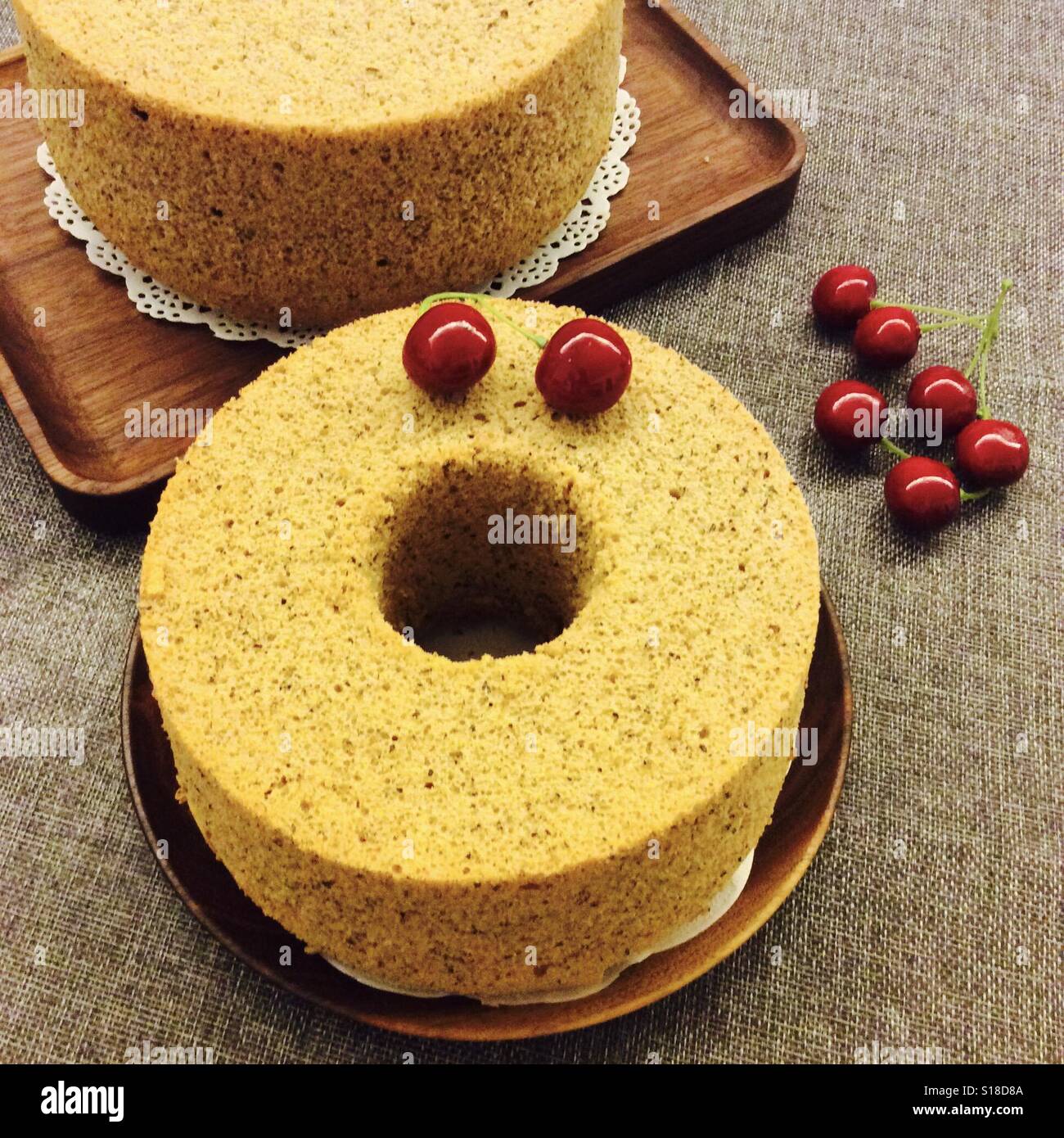 Homemade Cake With Cherries Stock Photo Alamy homemade-cake-with-cherries-stock-photo-alamy