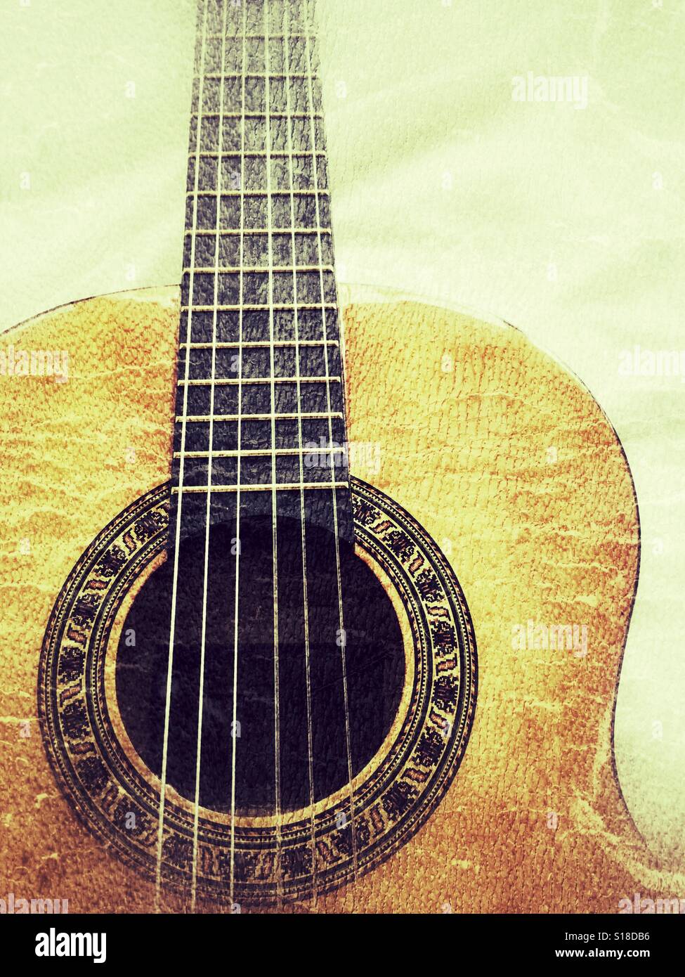 Guitar. - Smartphone Captured Stock Image