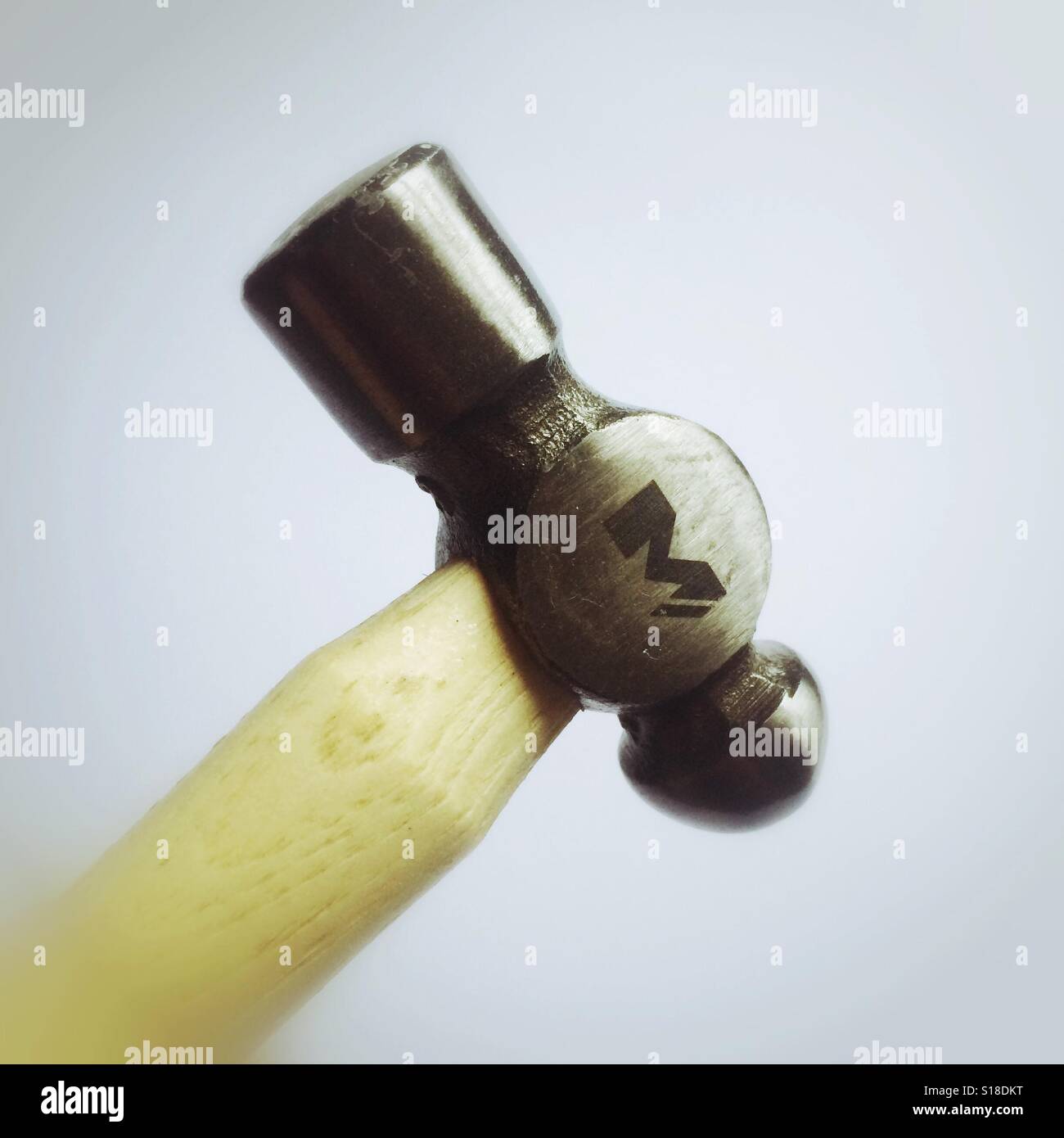 A round ended hammer - Smartphone Captured Stock Image