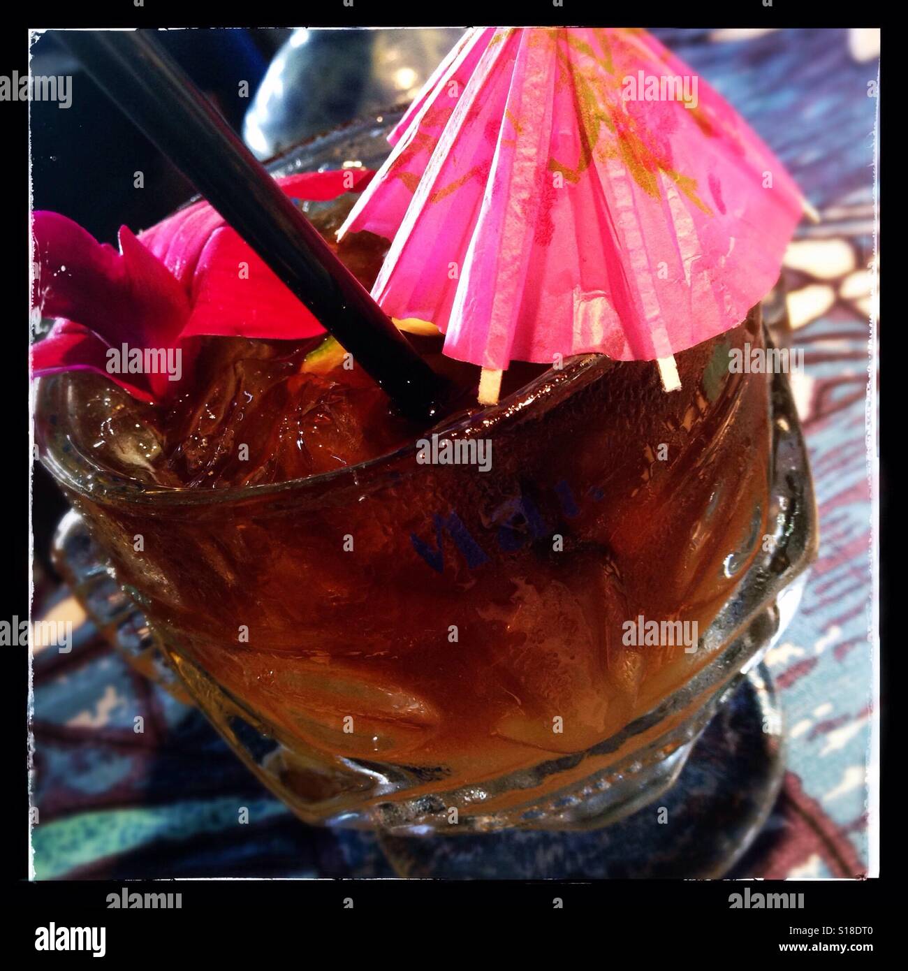 Maui mai tai Stock Photo Alamy