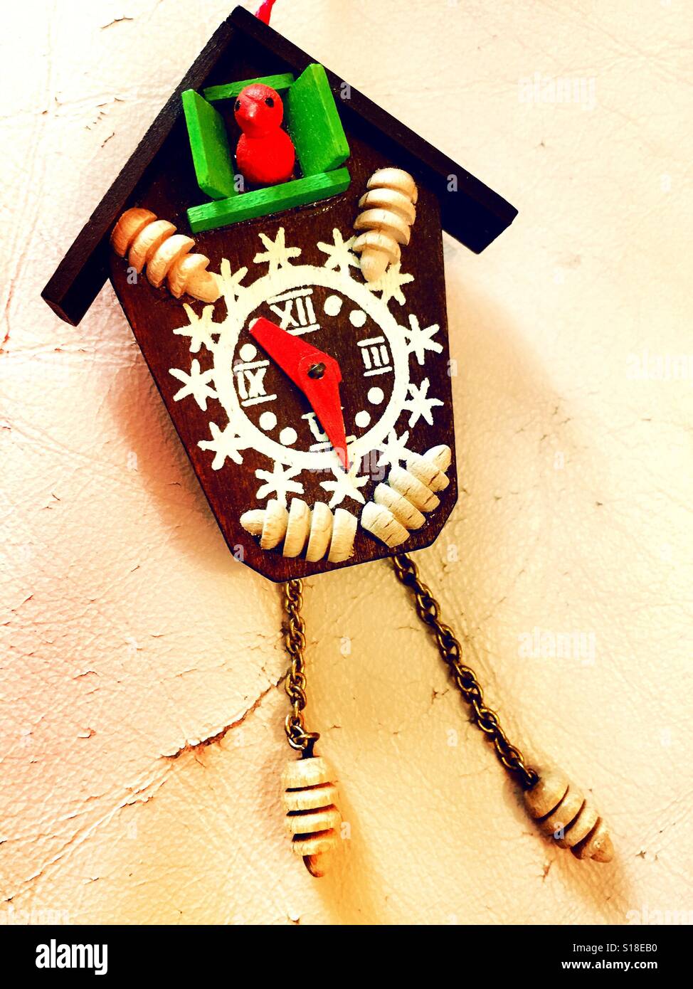 Cuckoo clock ornament Stock Photo Alamy