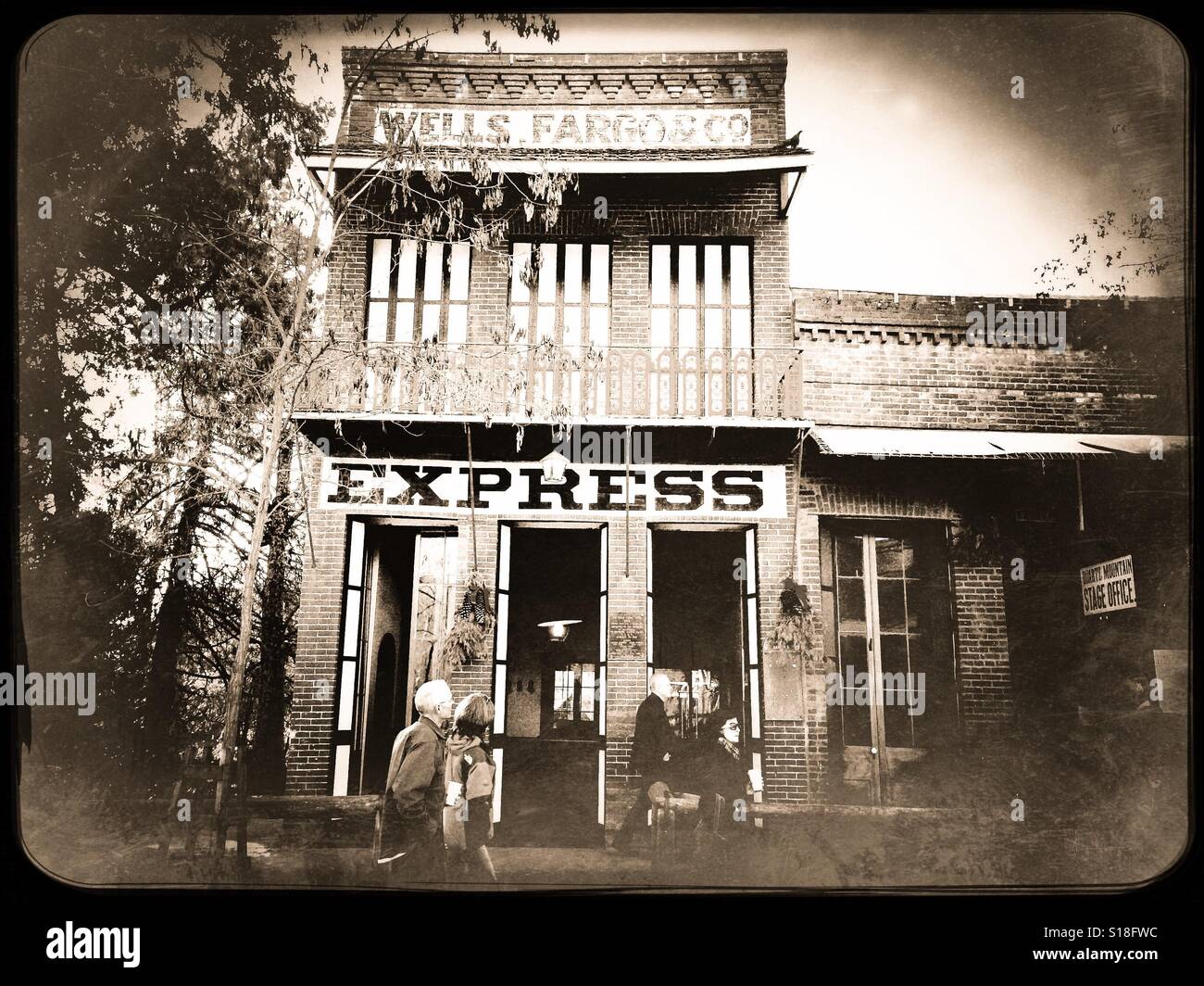 Wells Fargo building on Main Street. Columbia State Historic Park