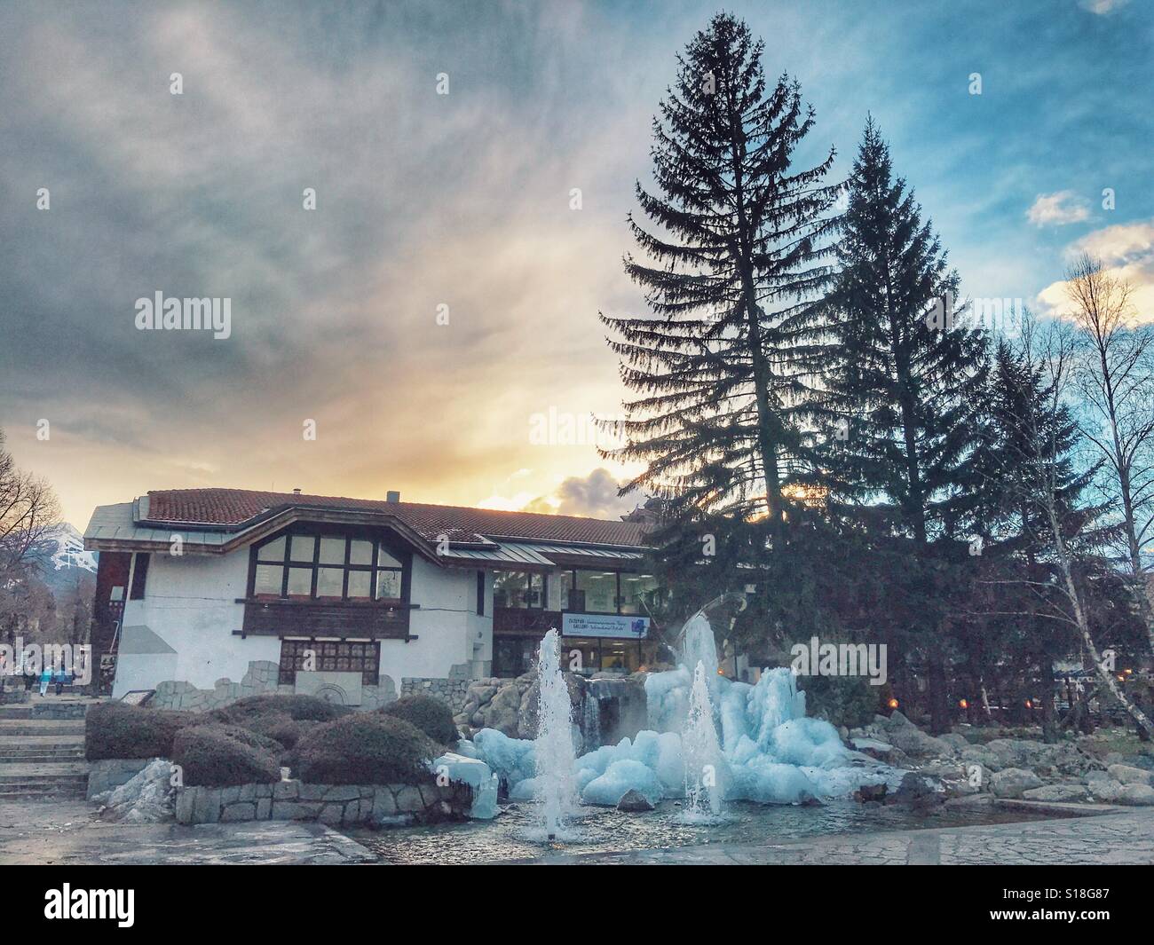 Bansko Bulgaria - Smartphone Captured Stock Image