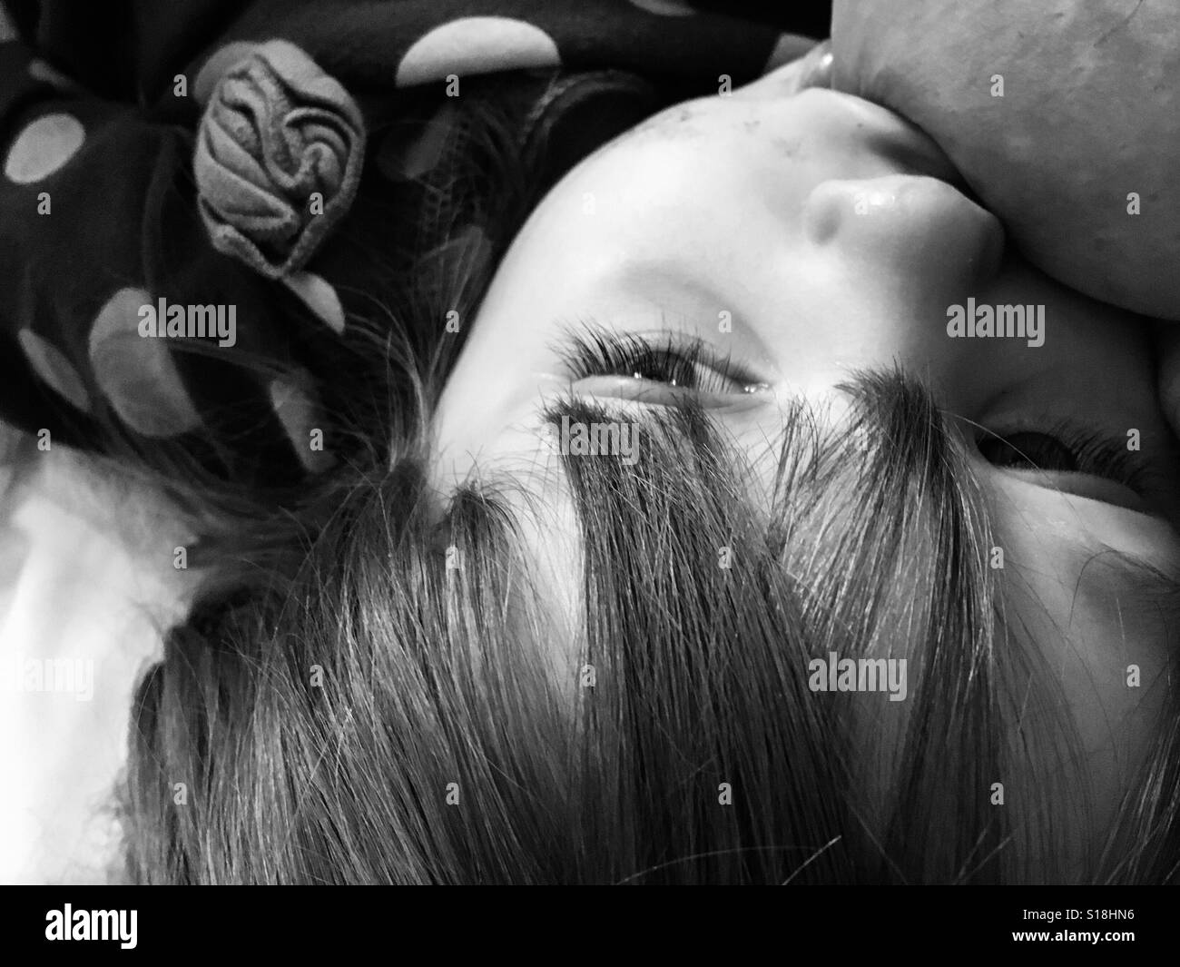 A toddler nurses . Stock Photo