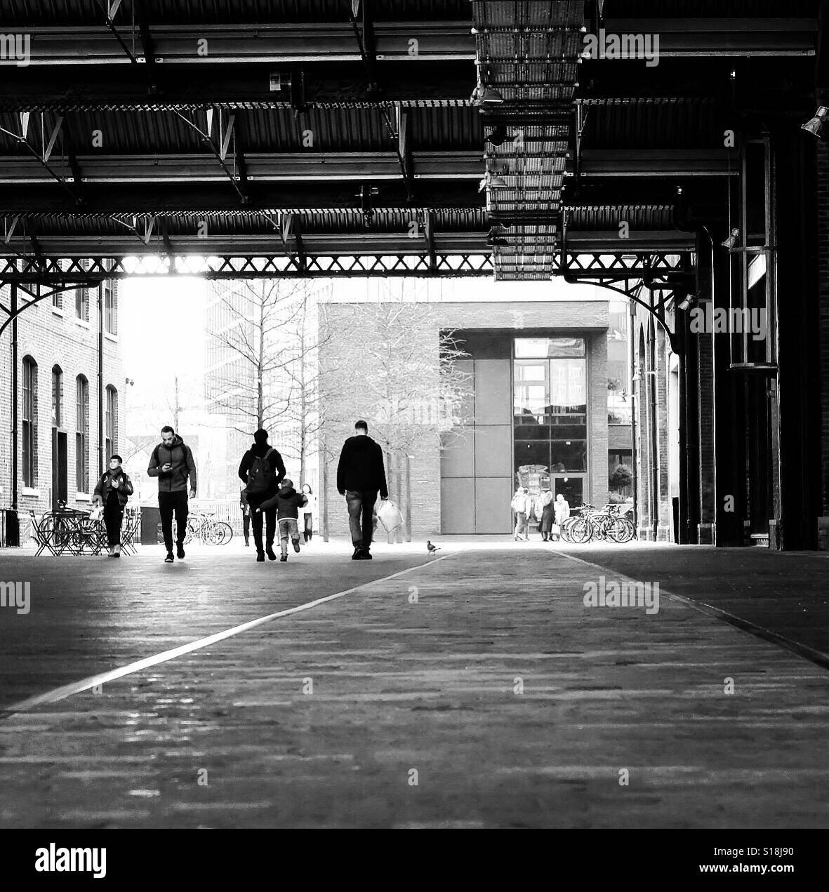 Granary Square, London Kings Cross Stock Photo Alamy