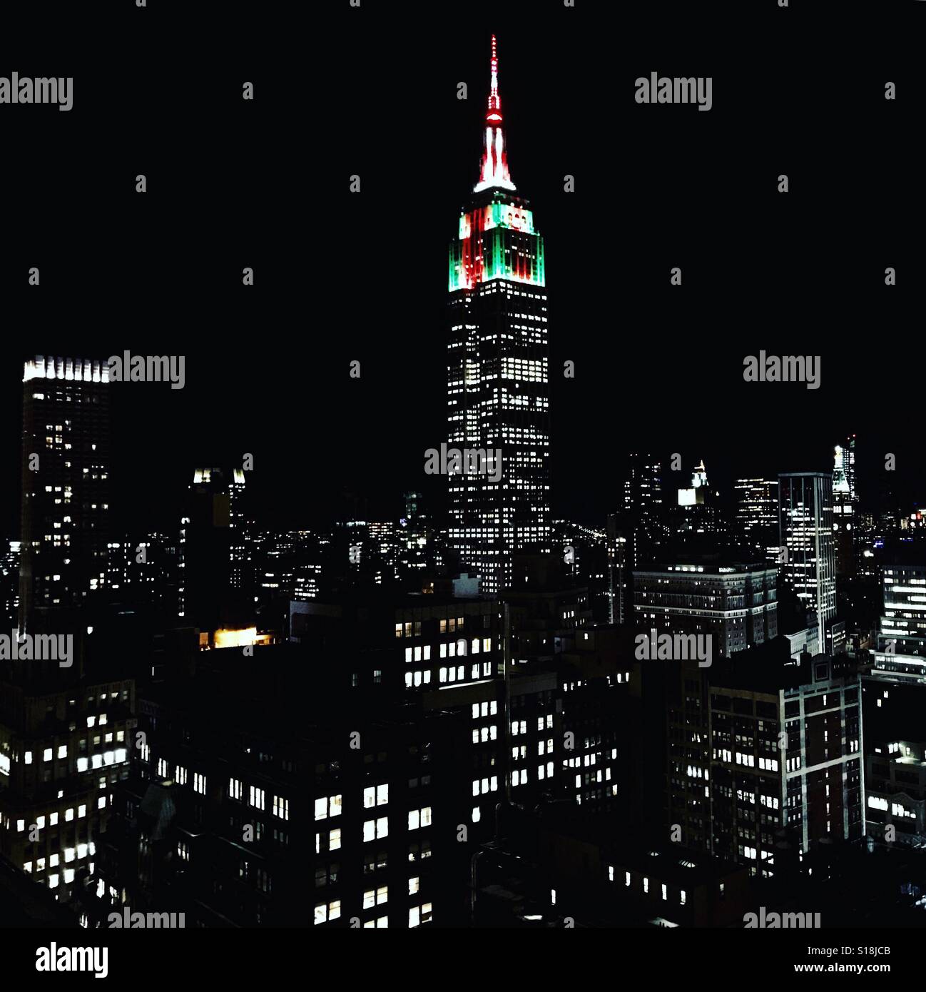 Lights of New York - Smartphone Captured Stock Image