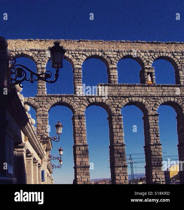 Aqueducts of Segovia Stock Photo Alamy