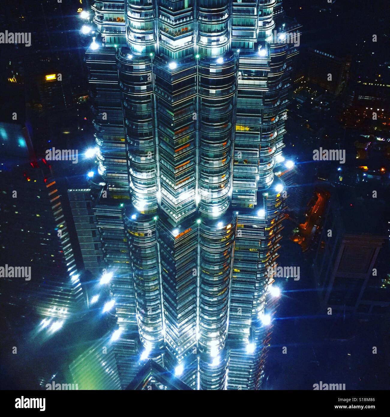 Petronas twin towers - Smartphone Captured Stock Image