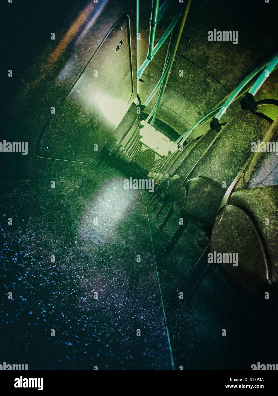 Empty bus - Smartphone Captured Stock Image