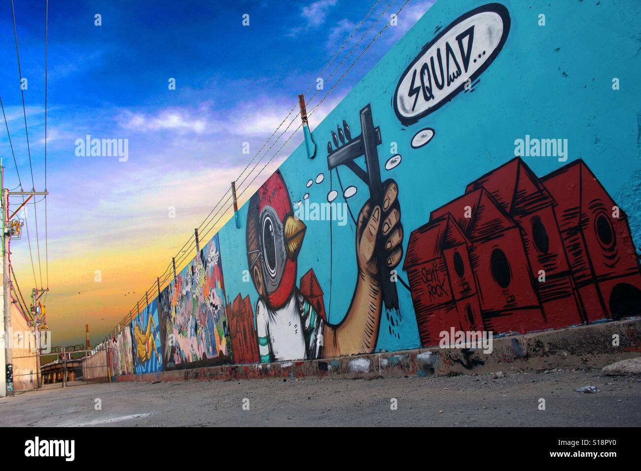 Street art In Chicago Stock Photo Alamy