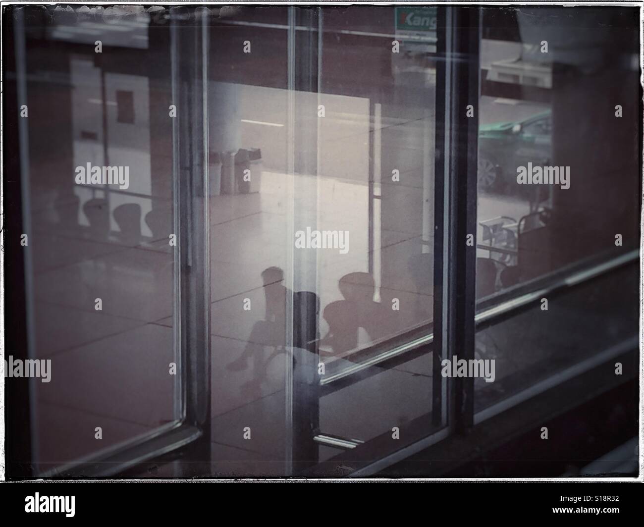 Too early for air flight. - Smartphone Captured Stock Image