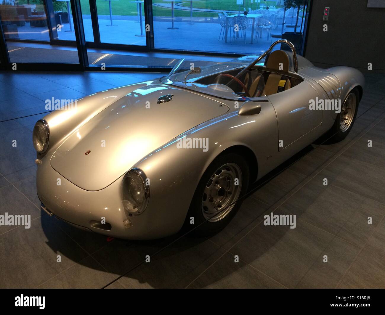 Porsche car on display in Germany. Stock Photo