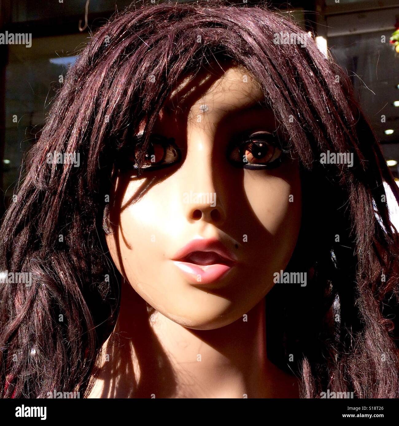 Mannequin's face, Kathmandu, 2017 Stock Photo Alamy