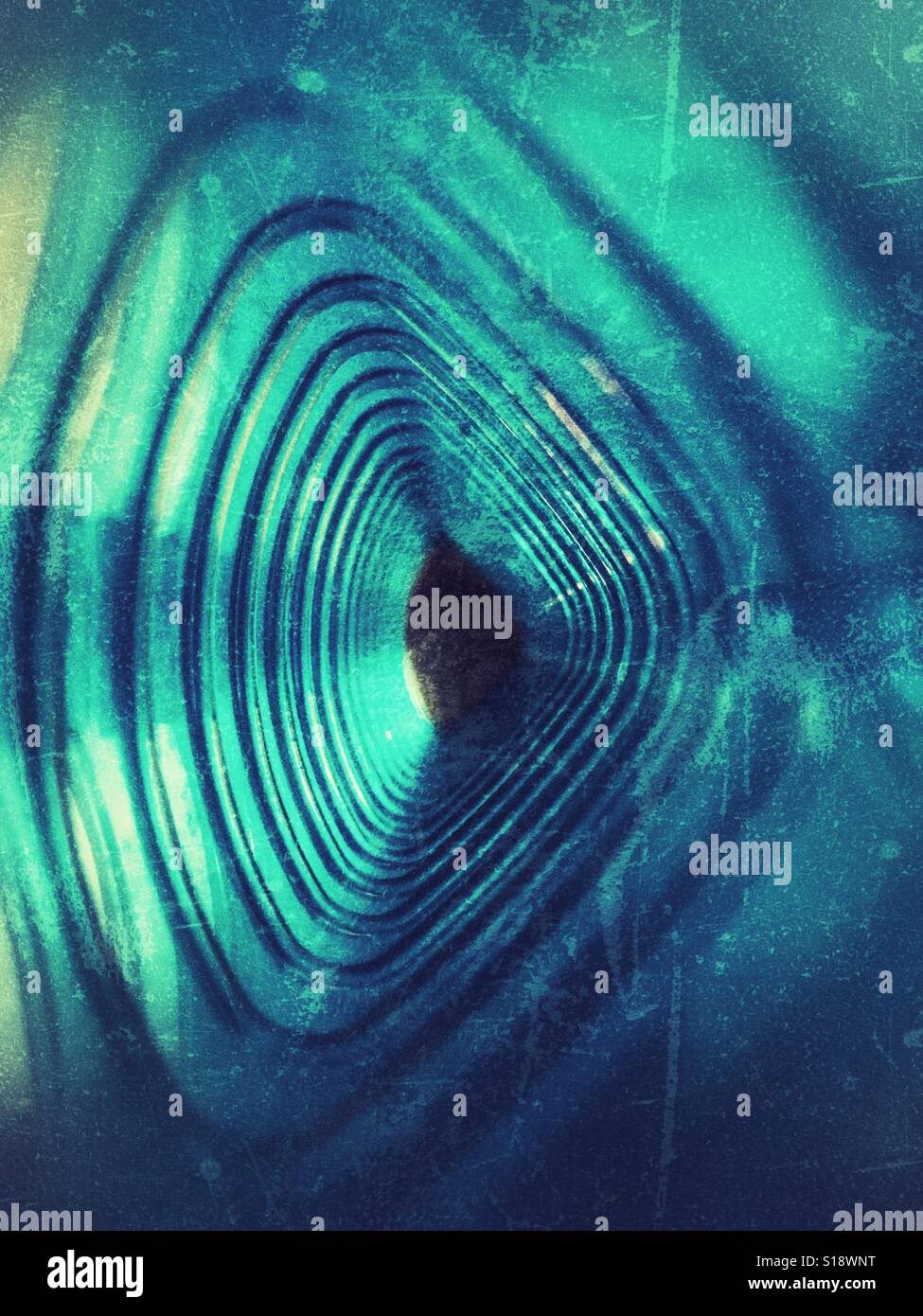 Structured tunnel - Smartphone Captured Stock Image