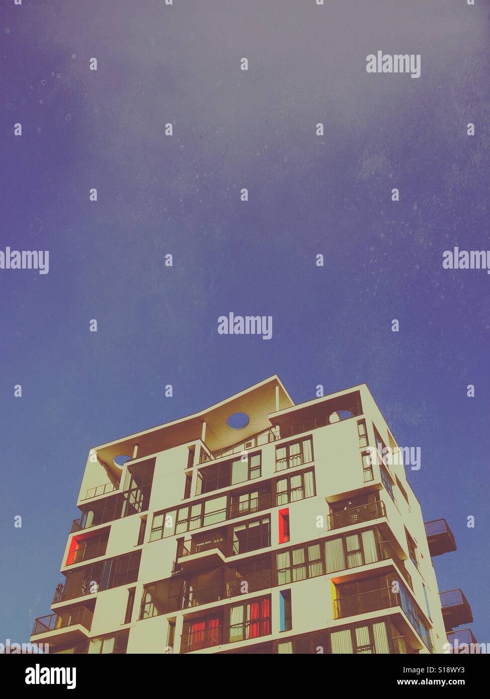 Modern apartment building - Smartphone Captured Stock Image