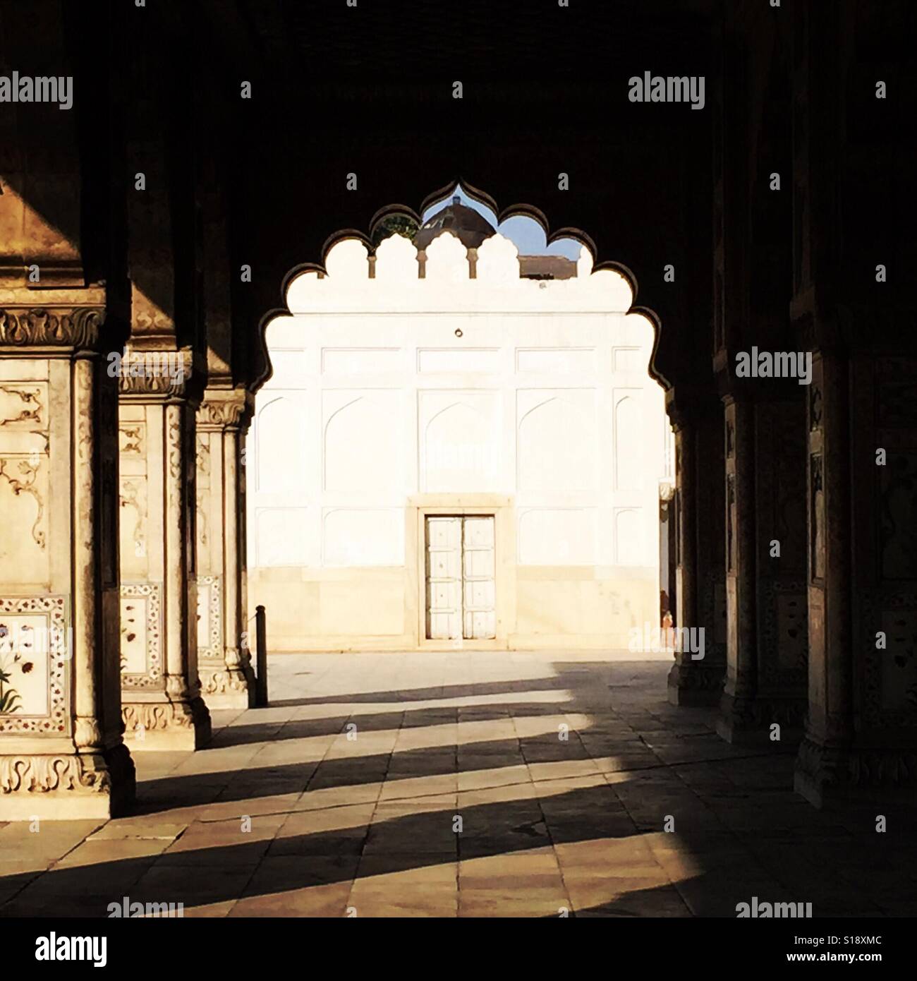 Red fort Delhi India - Smartphone Captured Stock Image
