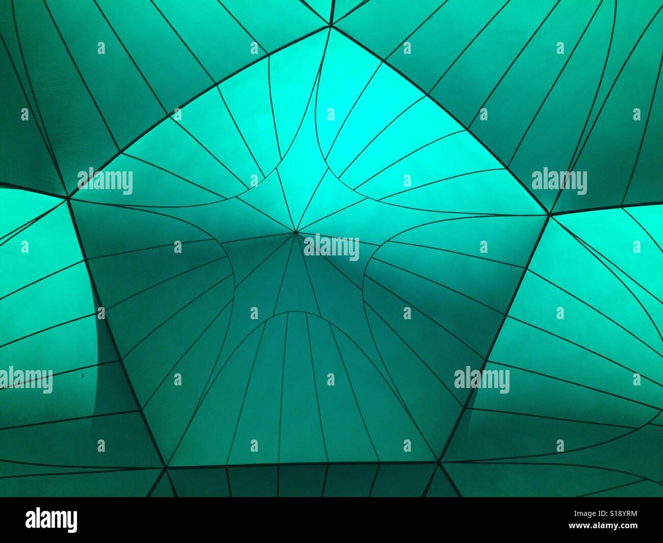 Pentagone abstract background Stock Photo
