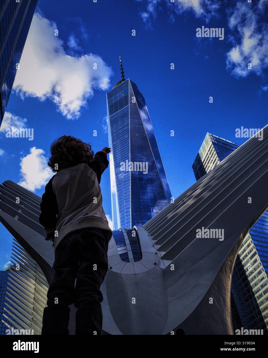 Freedom Tower, One World Trade Center, New York Stock Photo