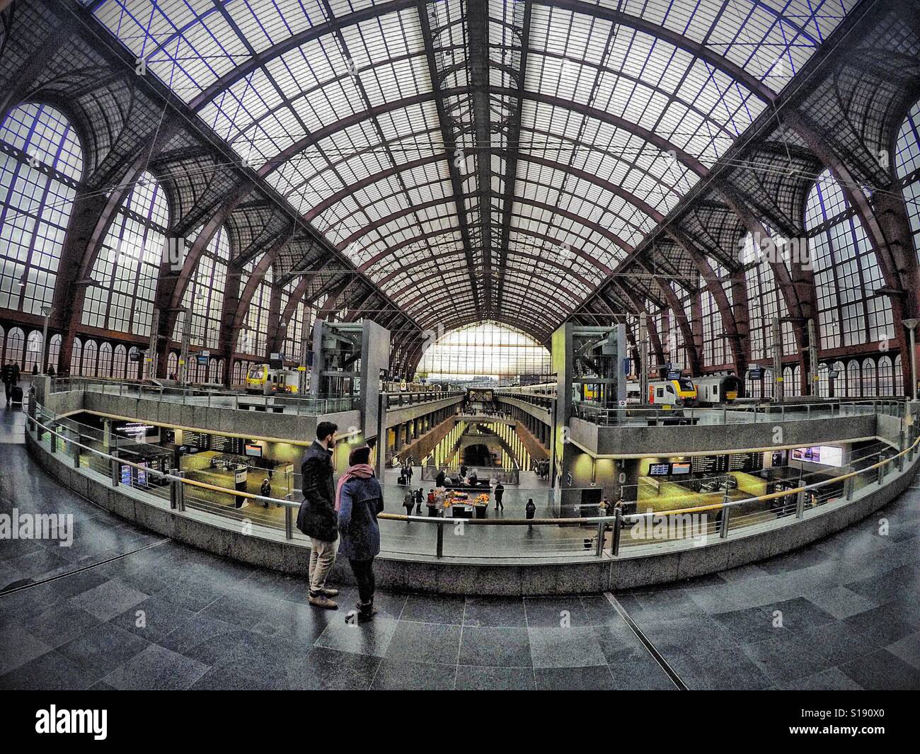 Main Station, Antwerpen! - Smartphone Captured Stock Image