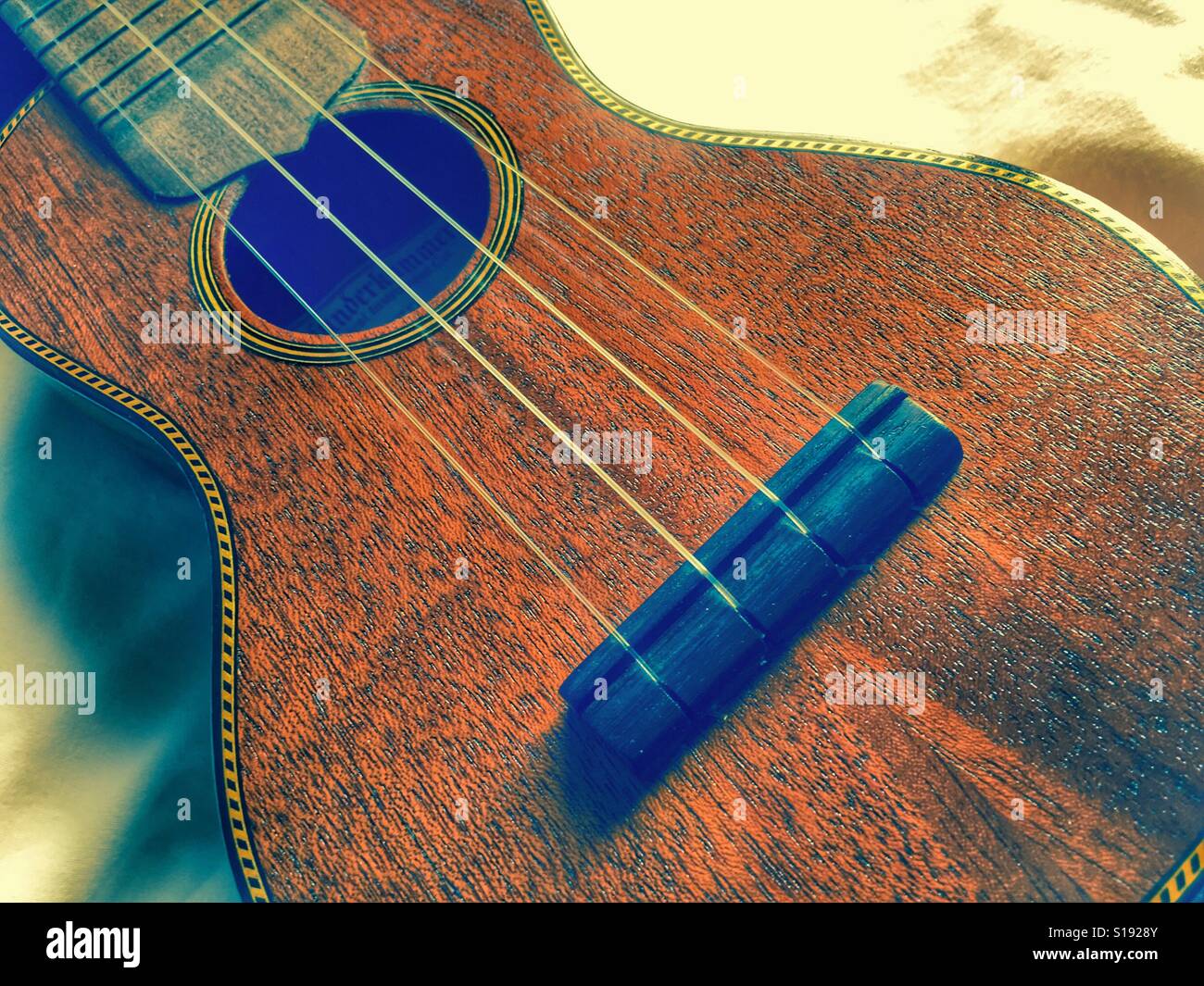 Ukulele - Smartphone Captured Stock Image