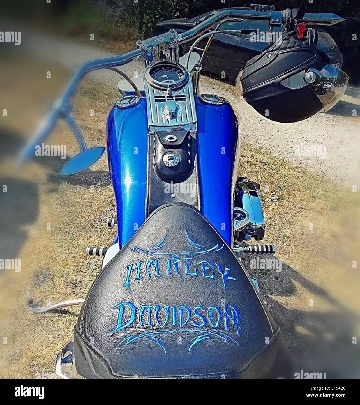 Harley Davidson...! - Smartphone Captured Stock Image