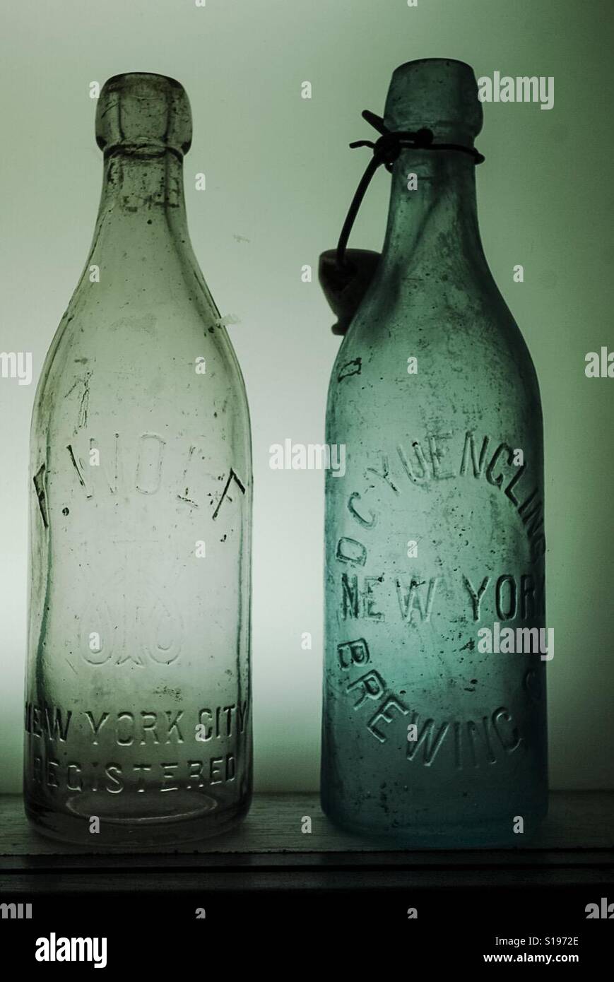 Old beer bottles Stock Photo Alamy