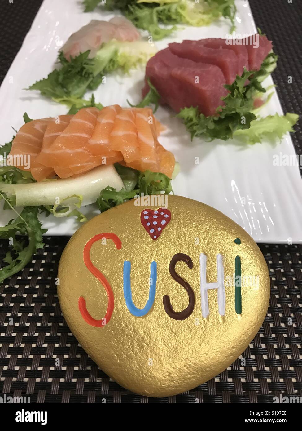 Sushi restaurant - Smartphone Captured Stock Image