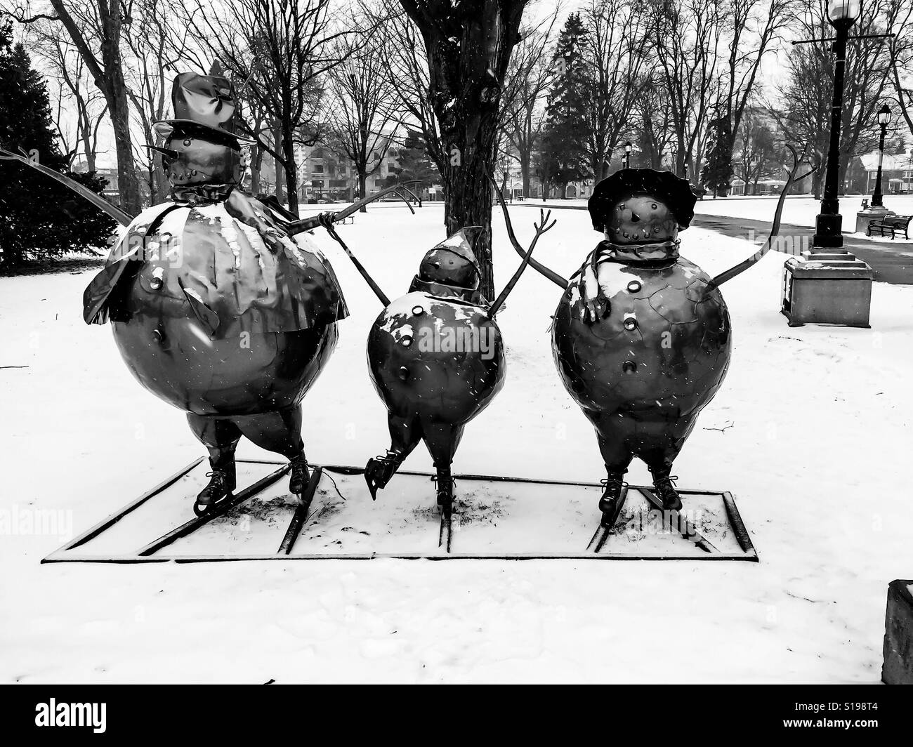 Winter fun - Smartphone Captured Stock Image