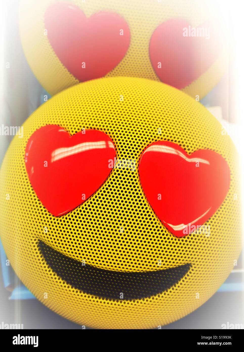 Emoji speaker - Smartphone Captured Stock Image