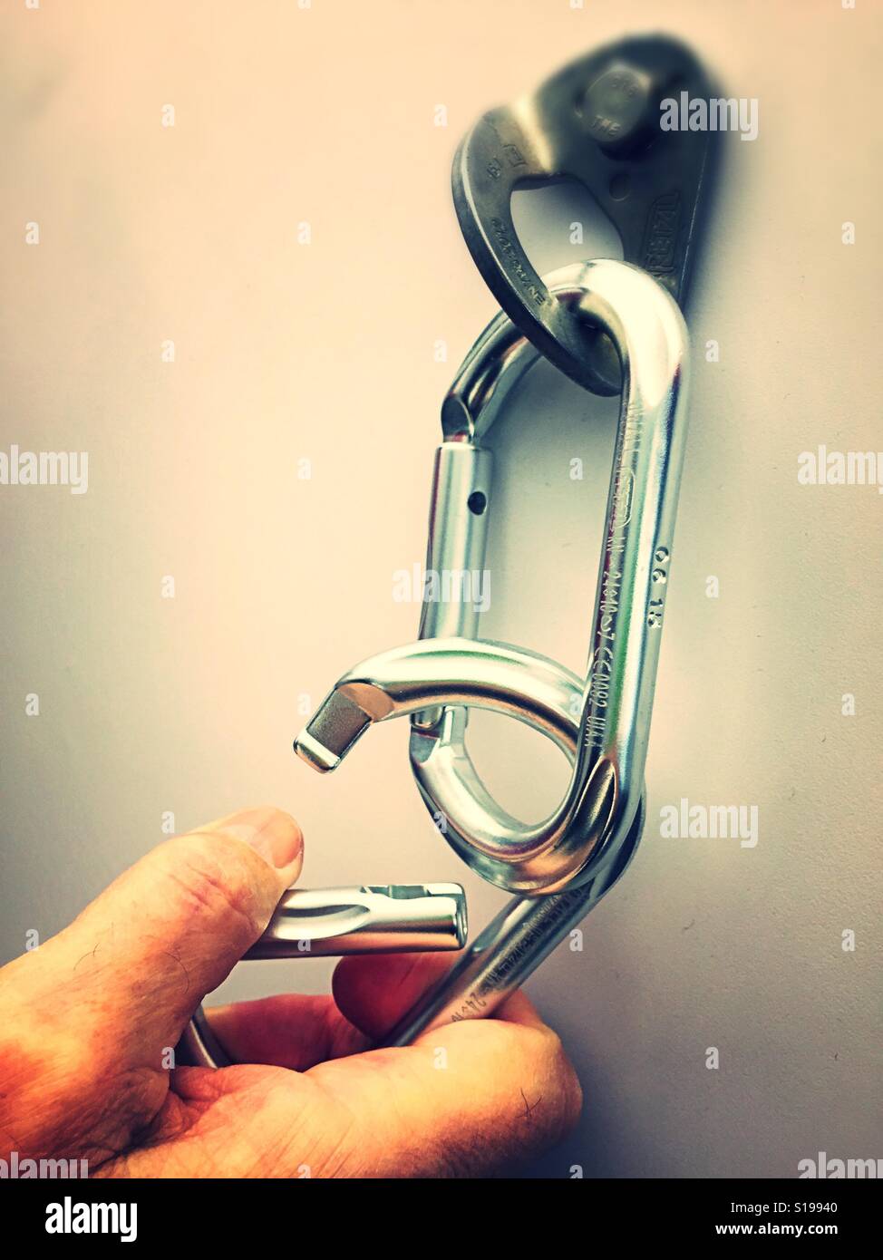 Snap hooks hi-res stock photography and images - Alamy