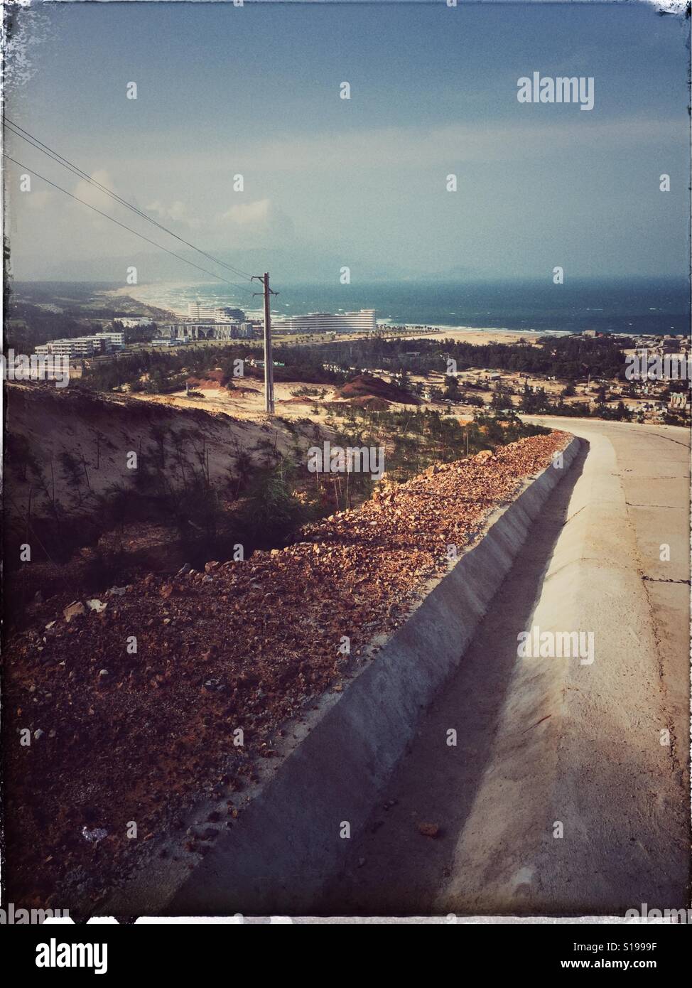 Curved landscape. - Smartphone Captured Stock Image