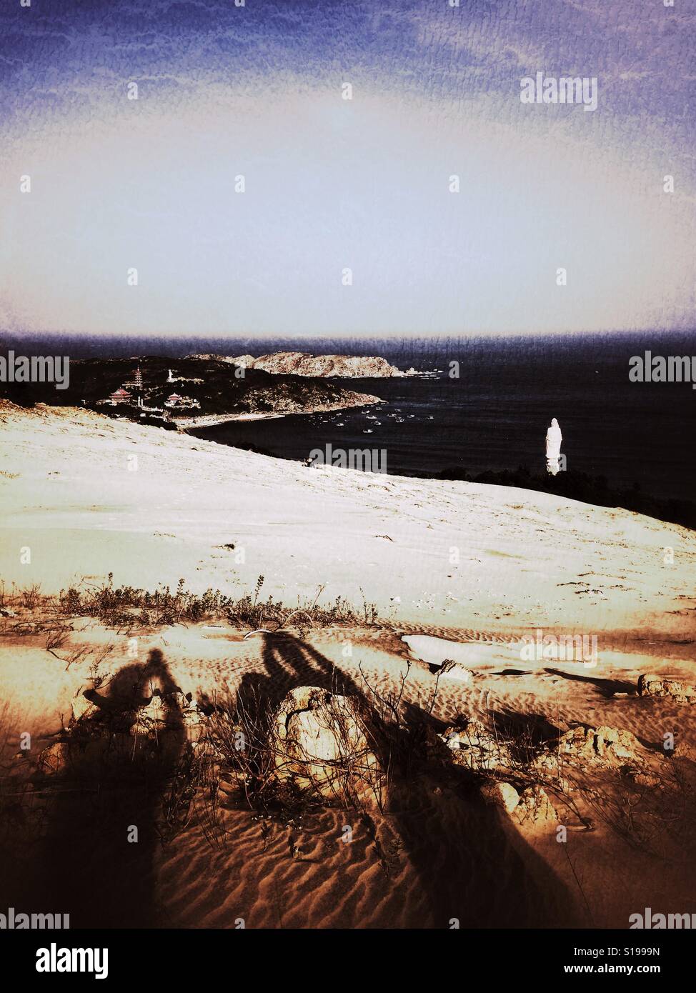 Playing shadows. - Smartphone Captured Stock Image