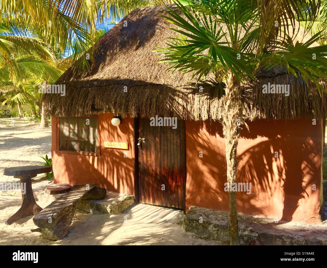 Little Cabana in Mexico Stock Photo
