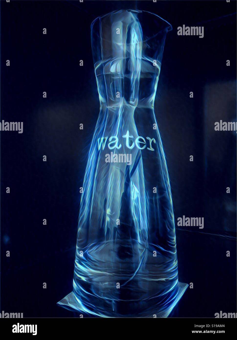 Water in a glass decanter Stock Photo Alamy