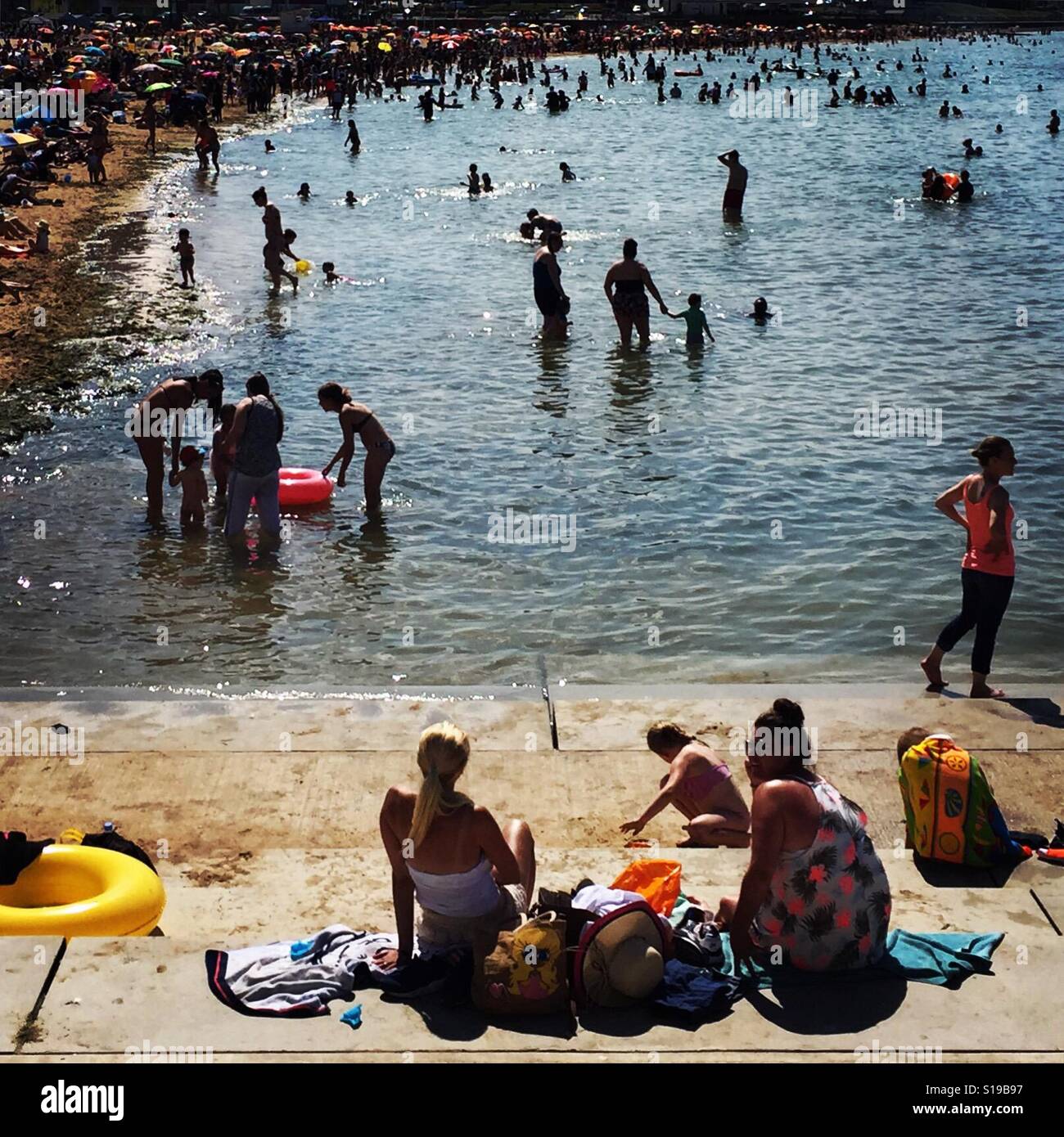 English seaside Stock Photo