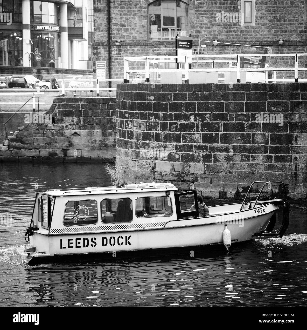 Leeds Water Taxi. - Smartphone Captured Stock Image