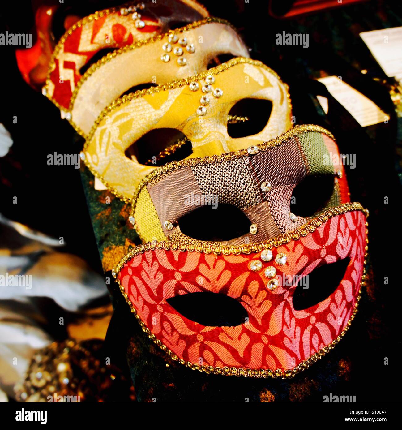 Carnival masks - Smartphone Captured Stock Image