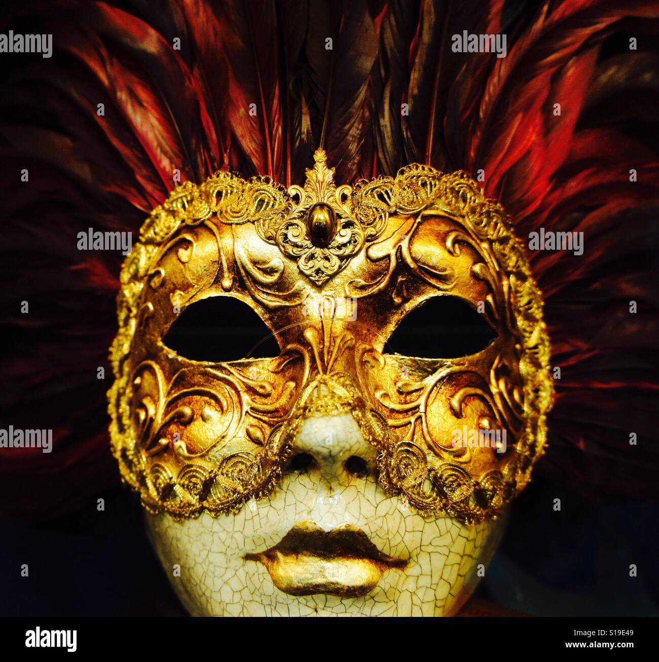 Carnival mask - Smartphone Captured Stock Image