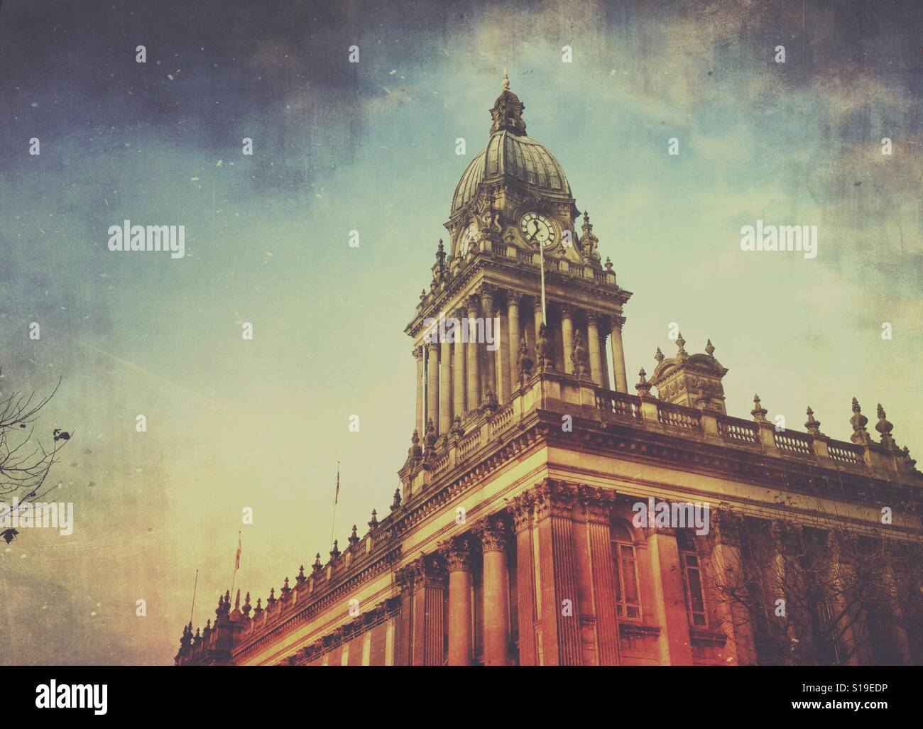 Leeds town hall, UK - Smartphone Captured Stock Image
