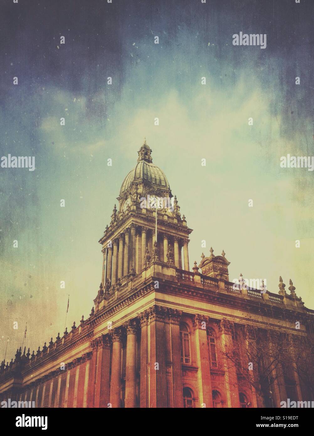 Leeds town hall. UK - Smartphone Captured Stock Image