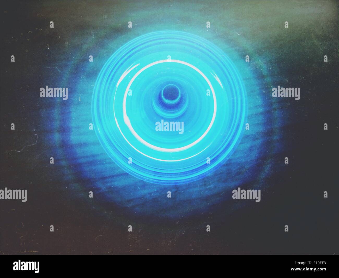 Round light - Smartphone Captured Stock Image