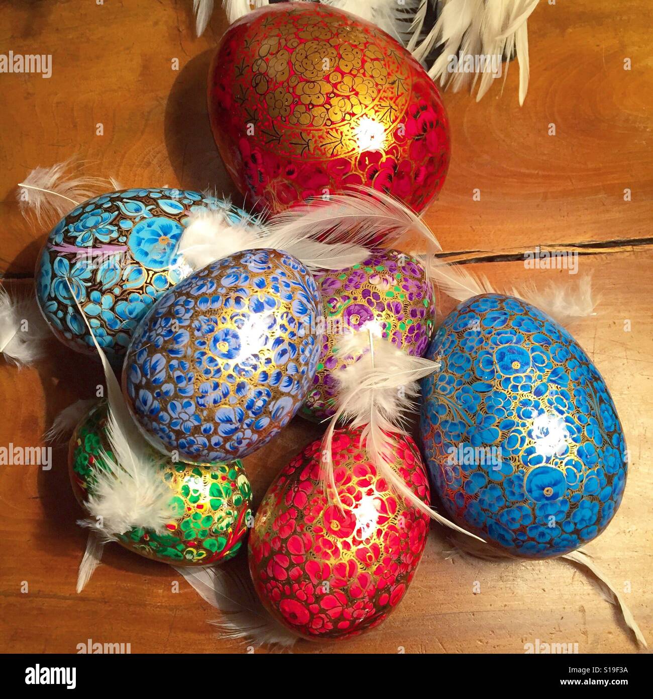 Colored eggs - Smartphone Captured Stock Image