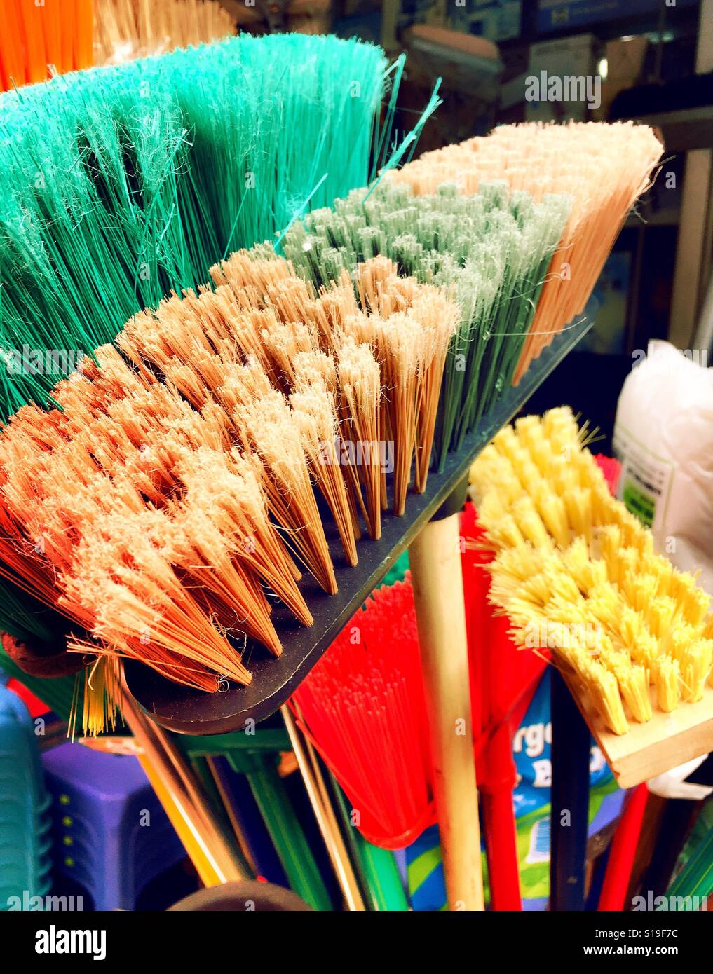 Colorful brooms hires stock photography and images Alamy