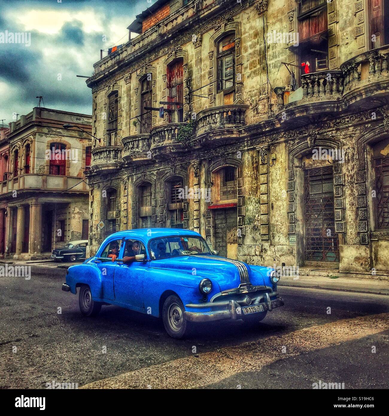 Old Cuban car Stock Photo