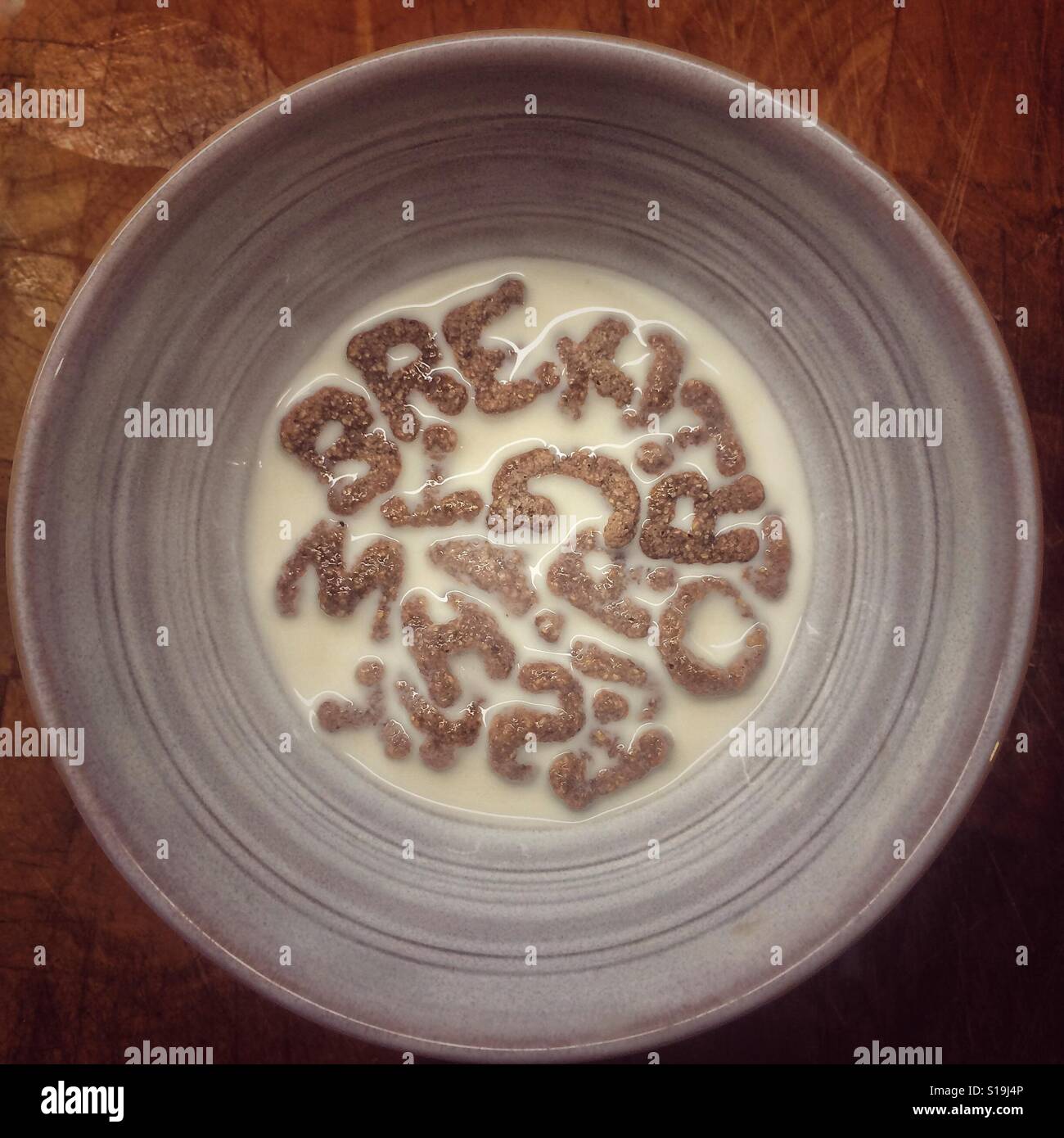 Brexit breakfast Stock Photo