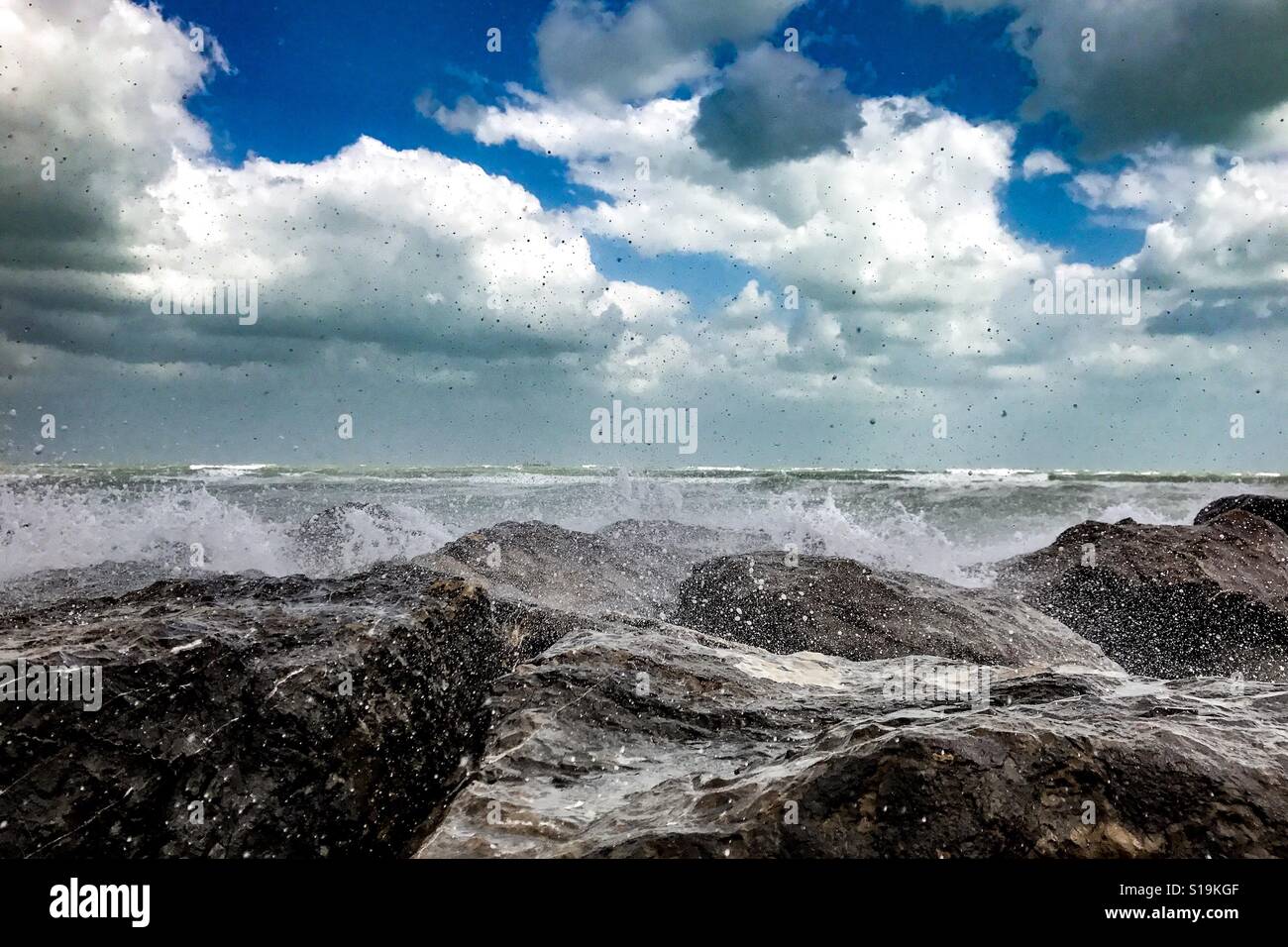 Waves of Wisdomocena Stock Photo