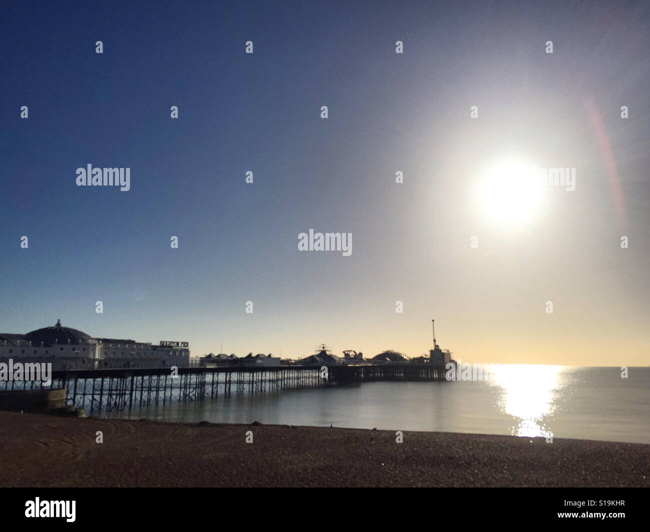 Brighton pier, UK. Stock Photo