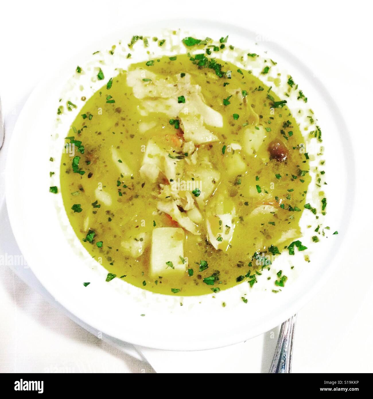 Italian Fish Soup Stock Photo Alamy