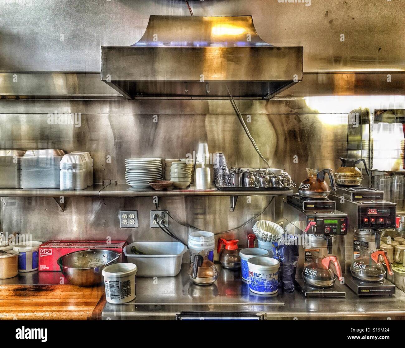 Vintage Diner - Smartphone Captured Stock Image